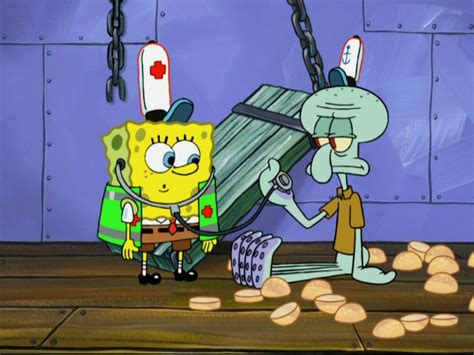 watch the spongebob episode of squidward's fake injury|spongebobia accidents will happen.